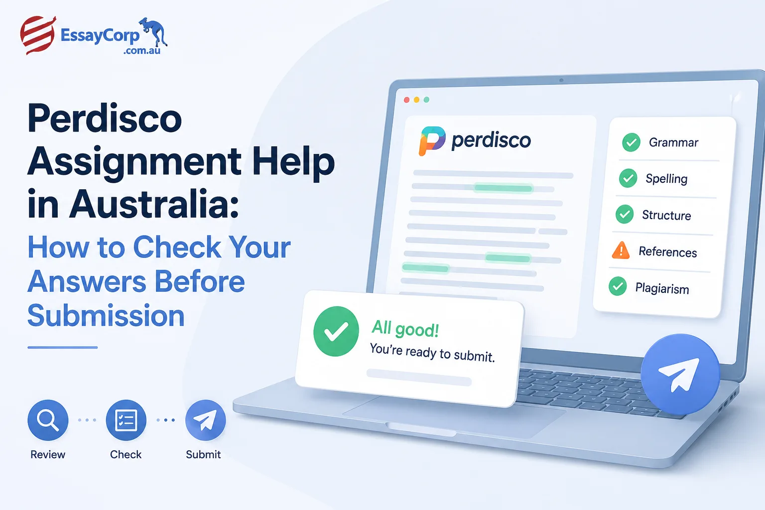 Perdisco Assignment Help in Australia: How to Check Your Answers Before Submission